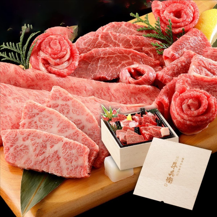 牛兵衛 オリジナルロゴ お肉ギフト 焼肉セット2段重