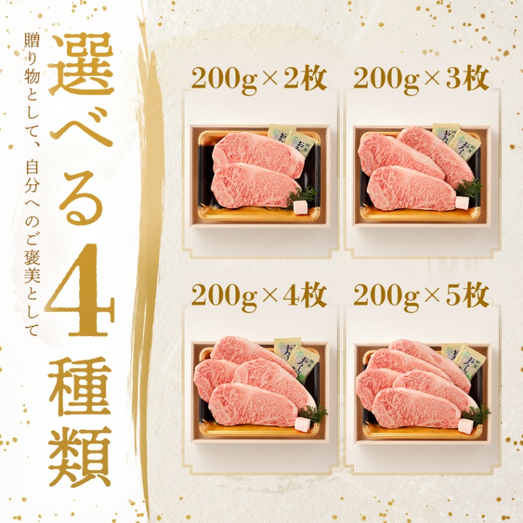 愛知県産三河牛サーロインステーキ（2枚）