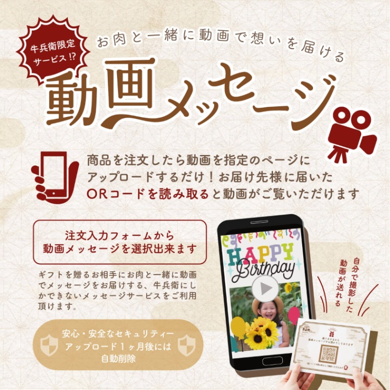誕生日のお祝い オリジナル 名入れ 焼肉セット2段重 400g