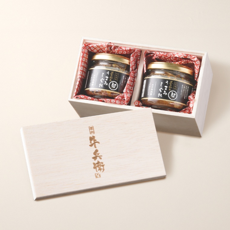 牛兵衛 オリジナルロゴ  黒毛和牛 しぐれ煮 瓶 90g×2個