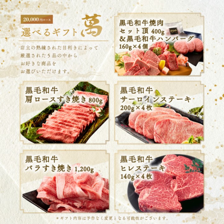 誕生日のお祝い オリジナル 名入れ お肉の選べるe-GIFTカタログ 萬