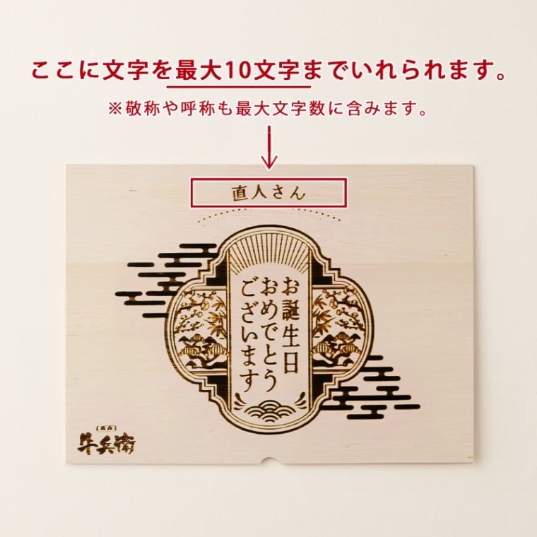 誕生日のお祝い オリジナル 名入れ 肩ロースすき焼き200g